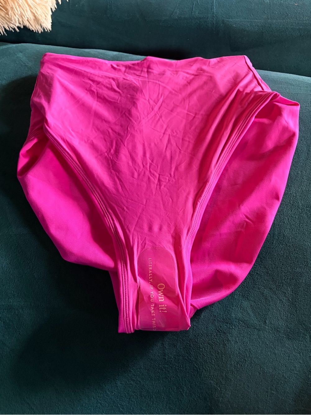 Left On Friday High Rise Bikini Bottom - Hot Pink - Picture 6 of 8